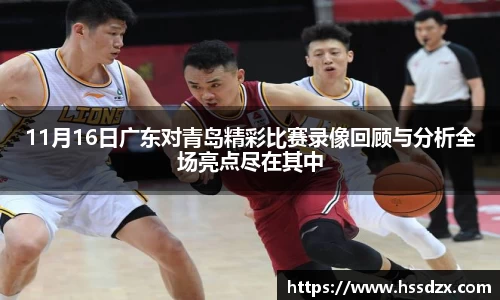 11月16日广东对青岛精彩比赛录像回顾与分析全场亮点尽在其中